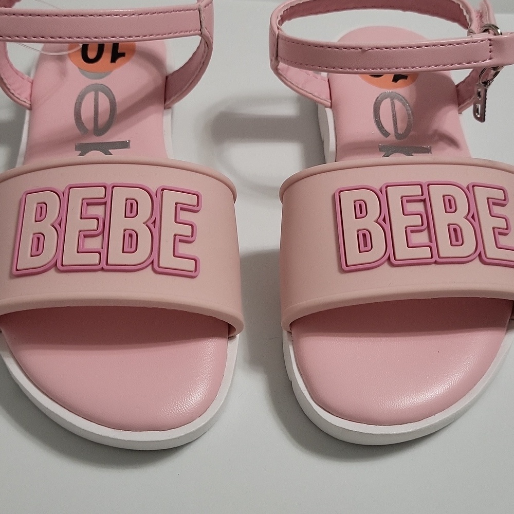 NWOT Bebe Kids Light Pink Sandals - Picture 2 of 9